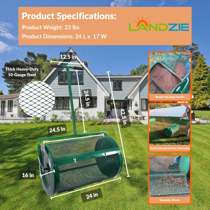 Landzie Compost Spreader Specifications