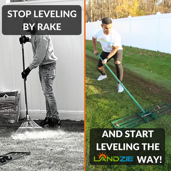 Stop leveling by rake and start leveling the Landzie way!