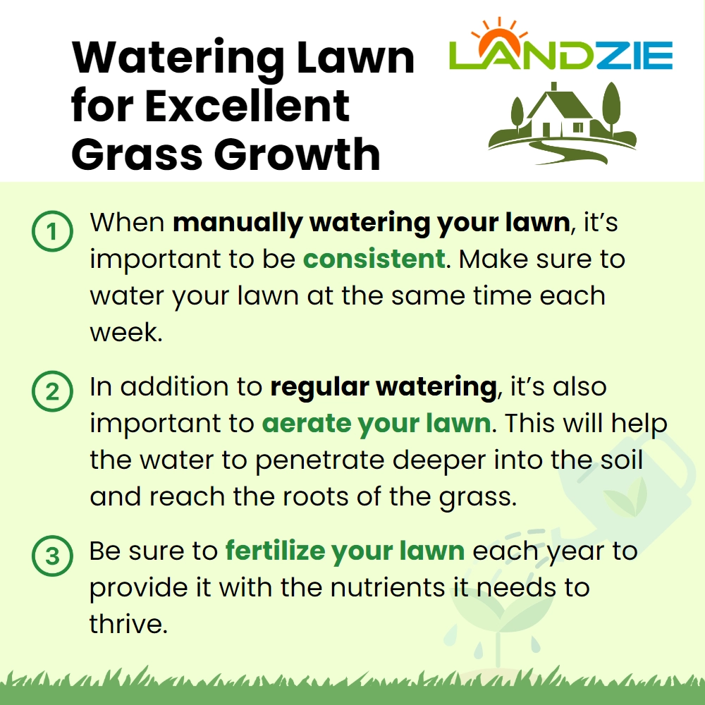 Watering Lawn for Excellent Grass Growth