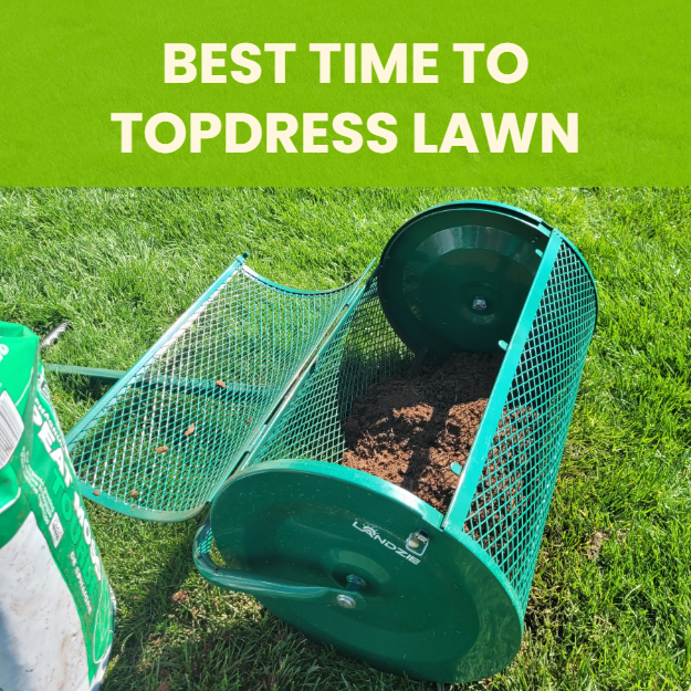 best time to topdress lawn