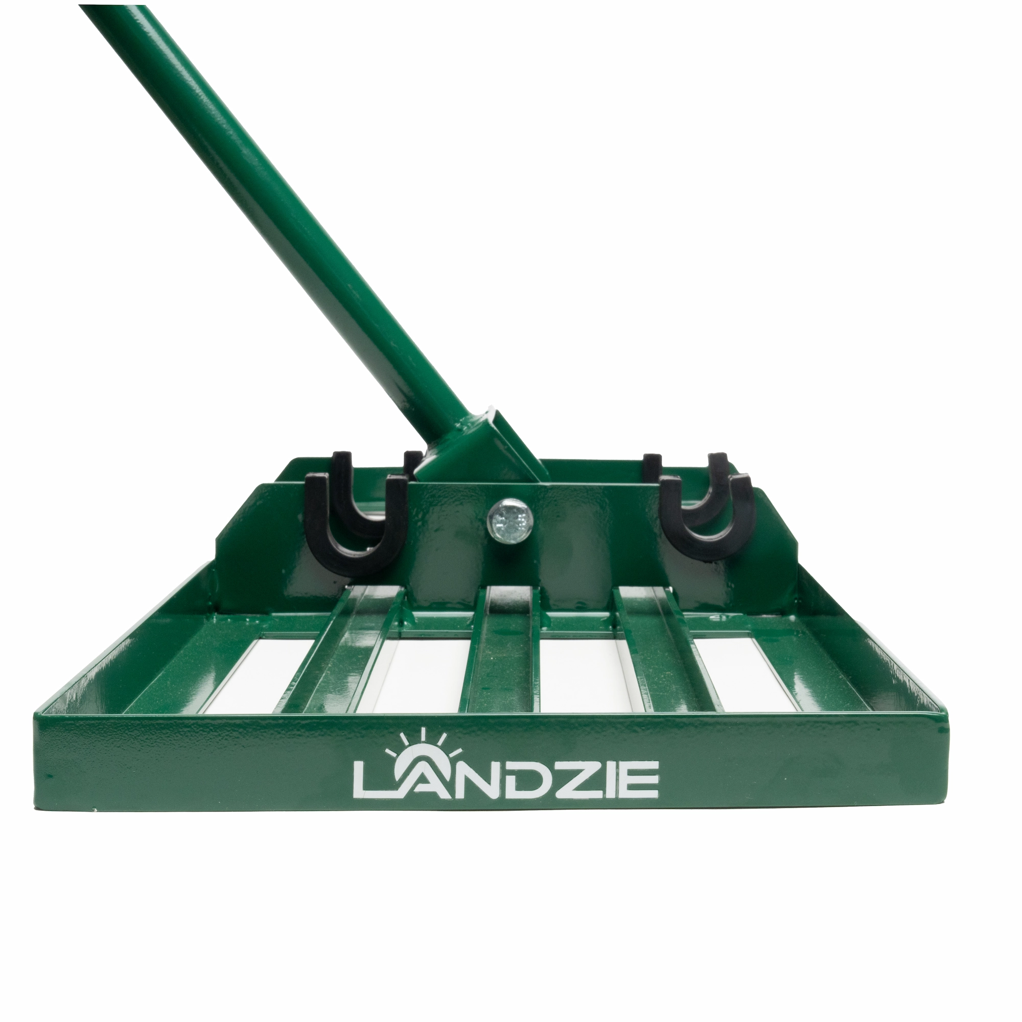 Landzie Lawn Leveling Rake - 36 Inch Wide 72 inch Handle Powder Coated Yard,  Garden, and Lawn Leveling Tool - Professional Lawn Care Landscaping Tools 