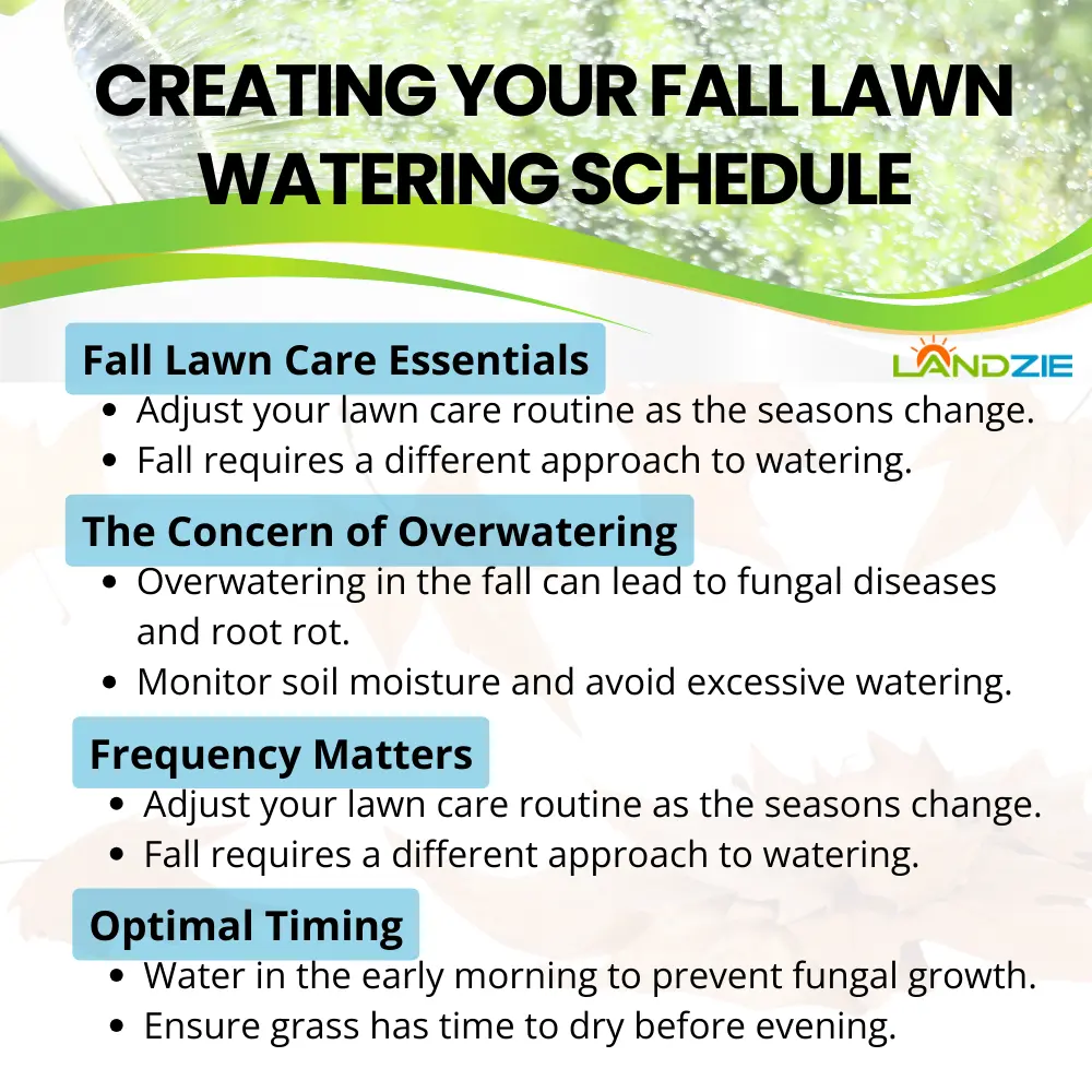 Creating Your Fall Lawn Watering Schedule Creating Your Fall Lawn Watering Schedule