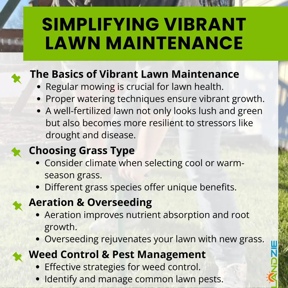 Simplifying Vibrant Lawn Maintenance Simplifying Vibrant Lawn Maintenance