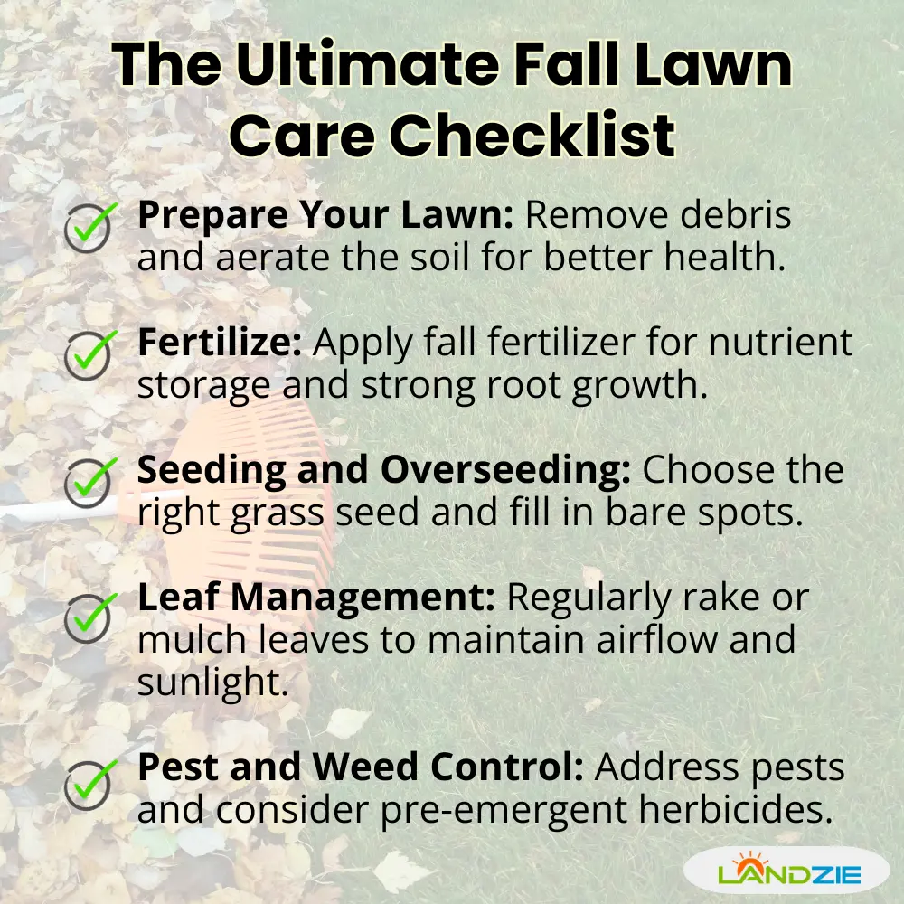 Fall Lawn Care - The Ultimate Fall Lawn Care Checklist