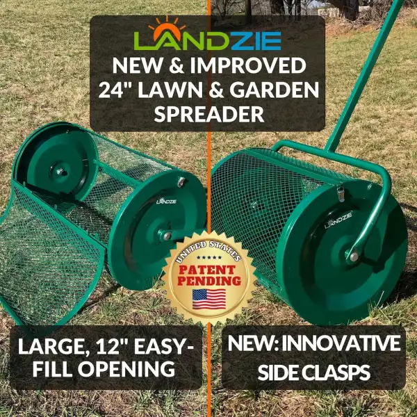 Landzie compost and peat moss spreader hotsell