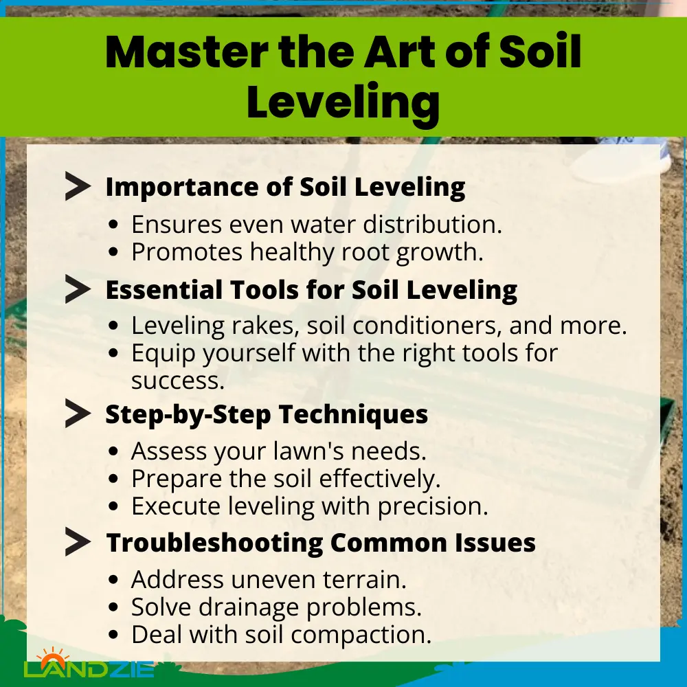 Master the Art of Soil Leveling
