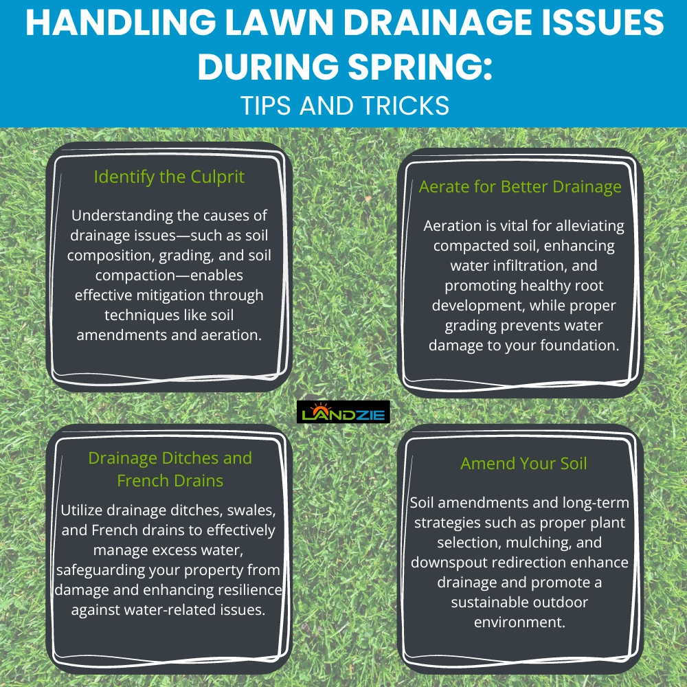Handling Lawn Drainage Issues During Spring: Tips and Tricks