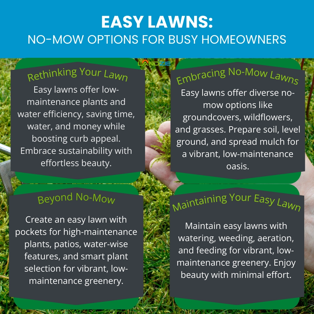 Easy Lawns: No-Mow Options for Busy Homeowners Easy Lawns: No-Mow Options for Busy Homeowners