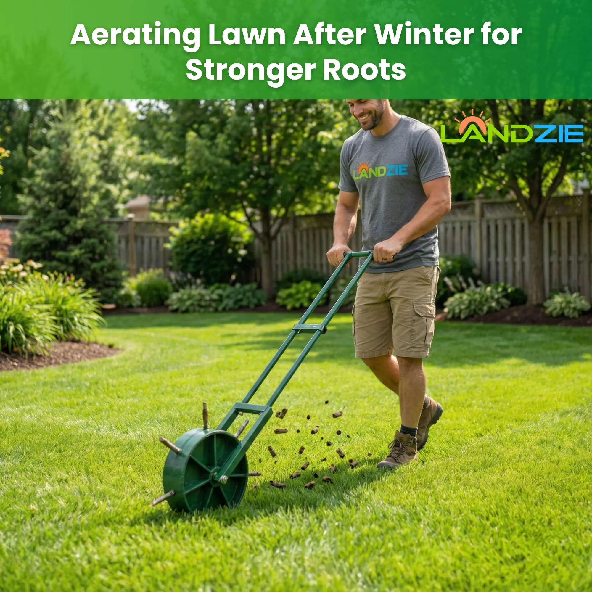 Aerating Lawn After Winter for Stronger Roots