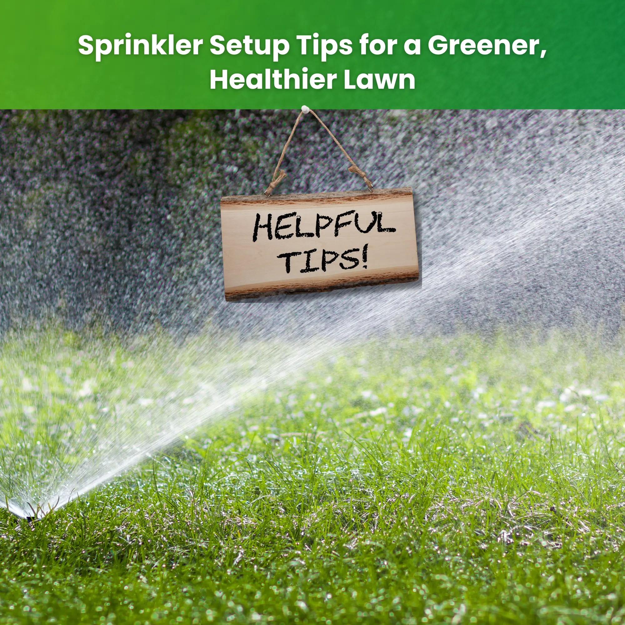 Sprinkler Setup Tips for a Greener, Healthier Lawn