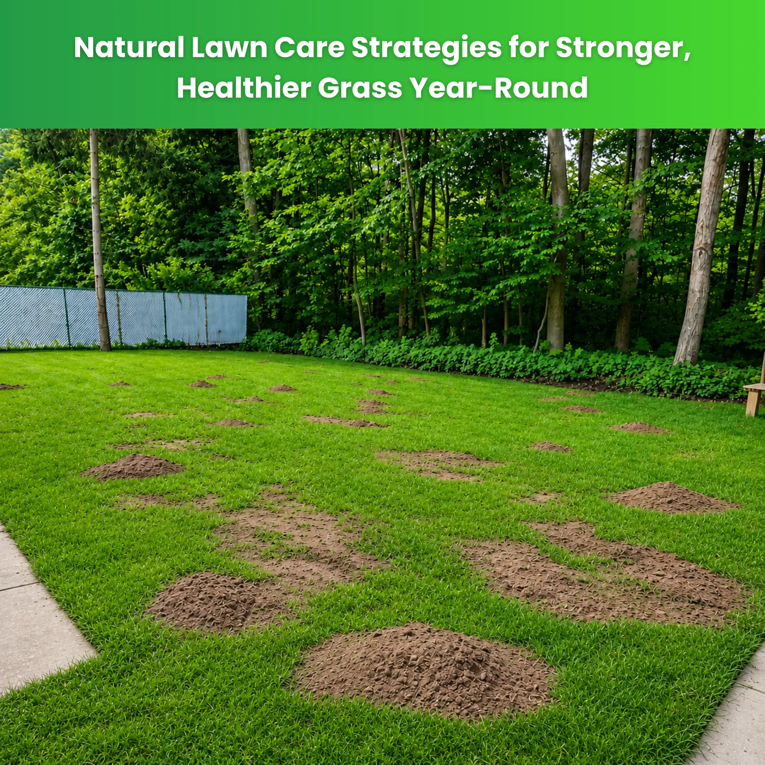 Natural Lawn Care Strategies for Stronger, Healthier Grass Year-Round